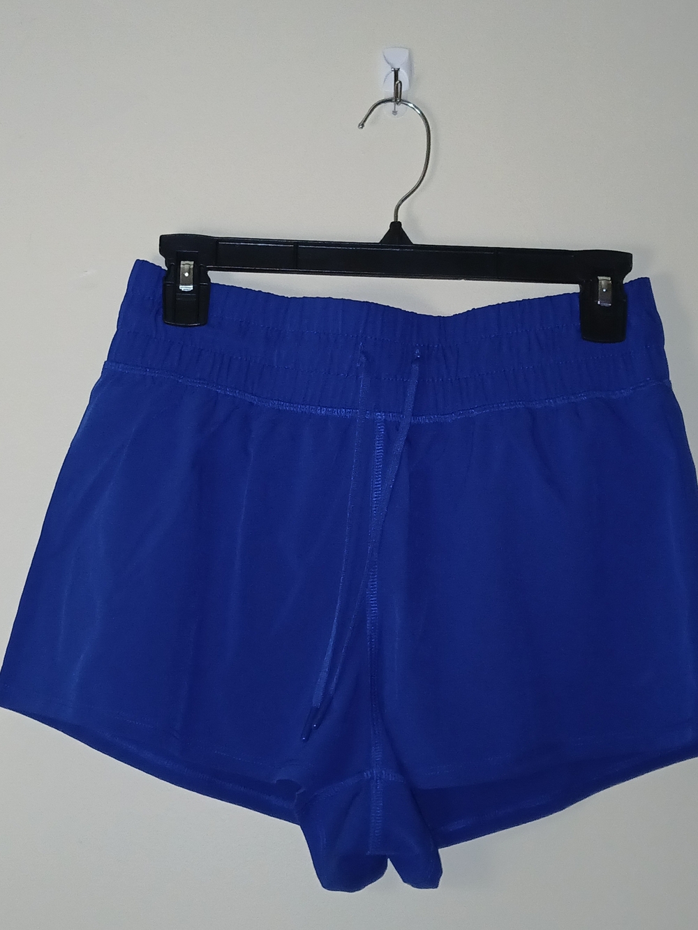 90 Degree By Reflex Royal Blue Women's Athletic Shorts with Drawstring